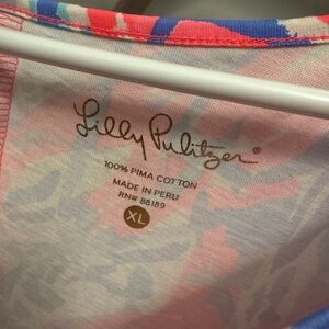 Lilly Pulitzer Pink and Blue Lobster Dress